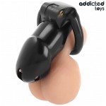 ADDICTED TOYS LOCKED - GAIOLA DE PÃNIS CELL MINDNIGHT TAMANHO L